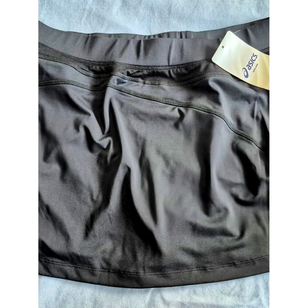 ASICS Womens Black Active Skort Size XL NWT Tennis Golf Pickleball Athletic Sk